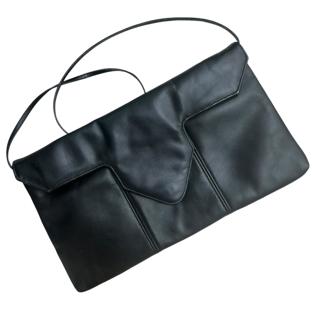 Vintage Ruth Saltz Leather Shoulder Bag